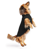 Goldpaw Stretch Fleece Hundepullover in black schwarz Größe 12