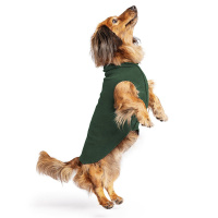 Goldpaw Stretch Fleece Hundepullover in hunter green dunkelgrün Größe 16