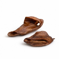 Wildschweinohren ohne Fell für Hunde 3 Stück