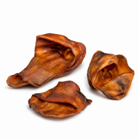 Wildschweinohren ohne Fell für Hunde 6 Stück