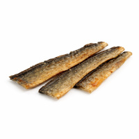 Lachshaut Streifen getrocknet PUR 500g