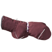 Hurtta Mudventure Coat ECO Regenmantel in eggplant aubergine 50