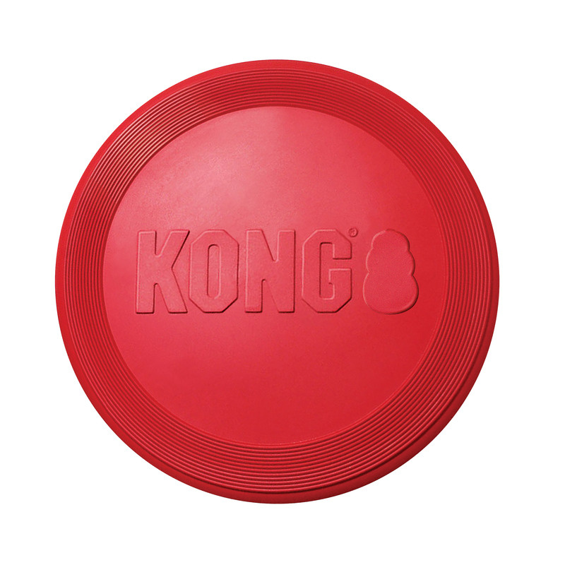 KONG Flyer Frisbee in rot