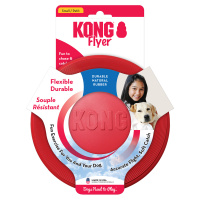 KONG Flyer Frisbee in rot S