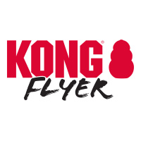 KONG Flyer Frisbee in rot S
