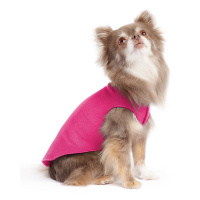 Goldpaw Stretch Fleece Hundepullover in fuchsia pink Größe 30