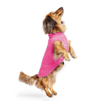 Goldpaw Stretch Fleece Hundepullover in fuchsia pink Größe 30