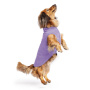 Goldpaw Stretch Fleece Hundepullover in lavendel