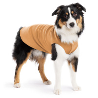 Goldpaw Stretch Fleece Hundepullover in chipmunk braun  Größe 26