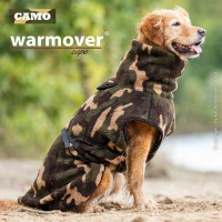 Warmover Cape Pullover für mitelgroße Hunde camouflage L