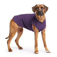 Goldpaw Stretch Fleece Hundepullover in Huckleberry lila violett Größe 16