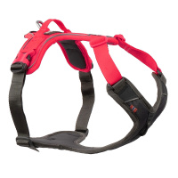 Non-stop dogwear Ramble Brustgeschirr Hundegeschirr in grau pink M