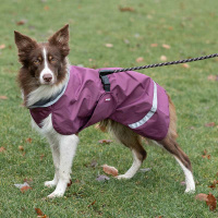 Pomppa Sade Regenmantel mit Geschirröffnung in graphite grau