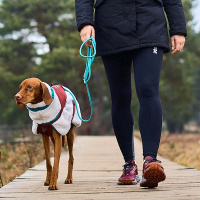 Non-stop Dogwear Trekking Fleece Jacke Pullover für Hunde grau weinrot 33