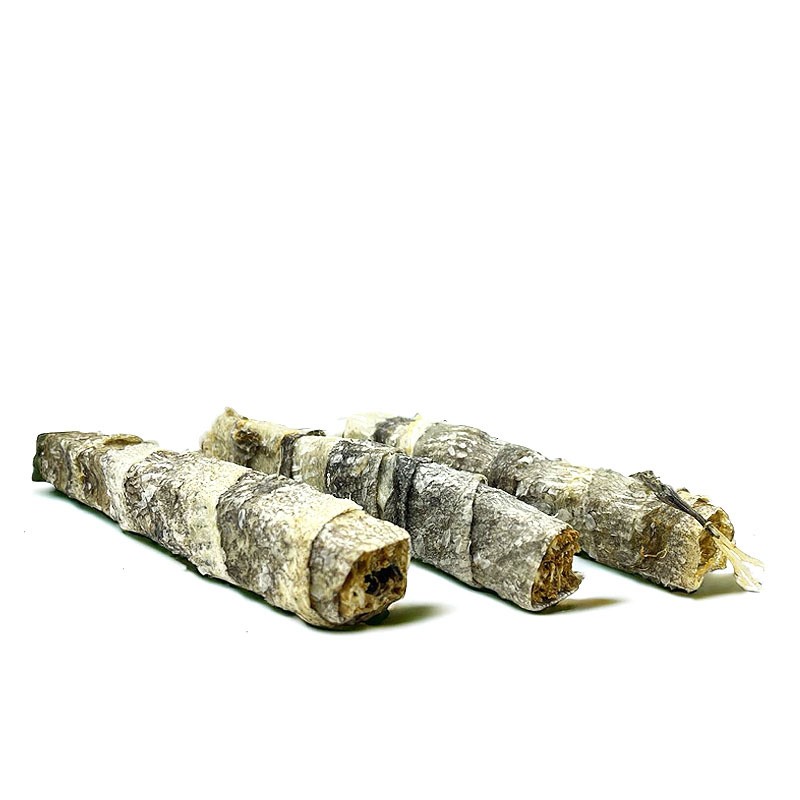 Dorschhaut Rolle mit Fischfüllung