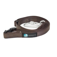 AnnyX Leine Run FUN Laufleine Trekkingleine braun