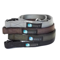 AnnyX Leine Run FUN Laufleine Trekkingleine grau