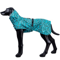 Rukka Pets gefütterter Regenmantel Regenjacke Hayton Warm in aqua blau 45
