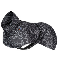 Rukka Pets gefütterter Regenmantel Regenjacke Hayton Warm in schwarz 25