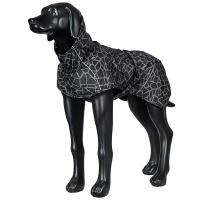 Rukka Pets gefütterter Regenmantel Regenjacke Hayton Warm in schwarz 40