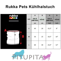 Rukka Pets Kühlhalstuch in apricot L