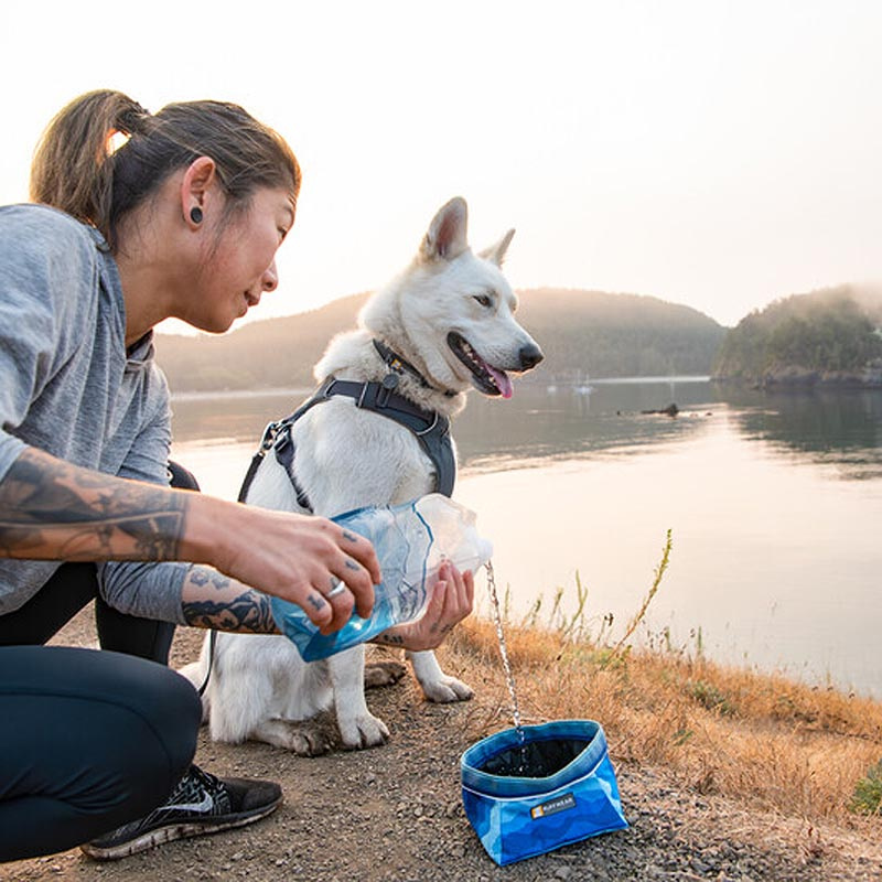 Ruffwear Quencher Reisenapf Wassernapf Futternapf 1L Moonlight Mountains