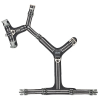 Dog Copenhagen Walk Harness Air Geschirr Black schwarz V3 S