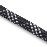 Dog Copenhagen Leine rund Führleine Urban Rope V3 Gesamtübersicht Black schwarz S