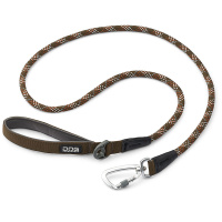 Dog Copenhagen Leine rund Führleine Urban Rope V3 Gesamtübersicht Mocca braun S