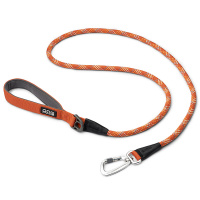 Dog Copenhagen Leine rund Führleine Urban Rope V3 Orange Sun S