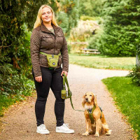 Dog Copenhagen Futterbeutel Treat Bag Go Explore Hunting Green grün