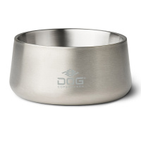 Dog Copenhagen Vega Bowl Futternapf Wassernapf Steel silber S/M