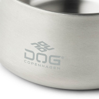 Dog Copenhagen Vega Bowl Futternapf Wassernapf Steel silber S/M