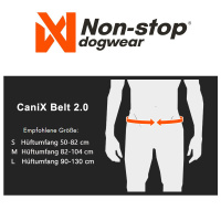 Non-stop dogwear Laufgurt Leinengurt caniX Belt 2.0 S 50-78cm