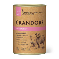 Grandorf Puppy Nassfutter mit Lamm und Pute für...