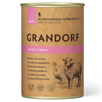 Grandorf Puppy Nassfutter mit vortefflichem Lamm und Pute...