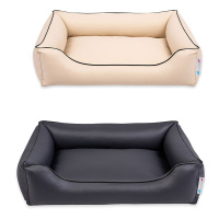 PITUPITA  ERSATZBEZUG für Komfort Hundebett Lewia aus Eco Kunstleder beige S