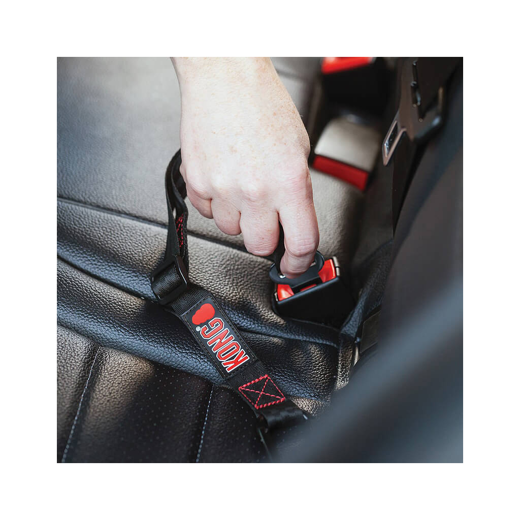 Ultimate Safety Tether Dog Seat Belt KONG TRAVEL Sicherheitsgurt Für Hunde  - Autogurt Bis 55,9 Cm Verstellbar Sicherheitsgurt Hunde Für Auto