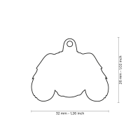 MyFamily Hundemarke Anhänger Cavalier King mit Gravur