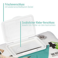 REAVET Premium Pflegetücher 1x100 Stück