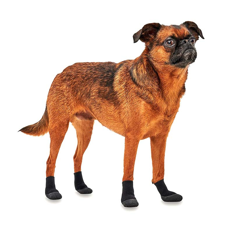 GOO-EEZ Booties Pfotenschutz LITES in 4-er Pack BLAU - GRAU L
