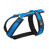 AnnyX Brustgeschirr Hundegeschirr Fun schwarz-blau XXS