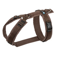 AnnyX Brustgeschirr Hundegeschirr Fun braun-braun L