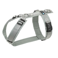 AnnyX Brustgeschirr Hundegeschirr Fun grau-silber L