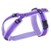 AnnyX Brustgeschirr Hundegeschirr Fun lavendel XXS