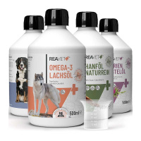 REAVET 4er Barf &Ouml;l Set 4x500ml