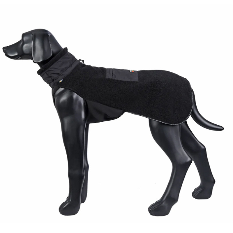 Rukka Pets Lucky Fleece Pullover in schwarz für Hunde 35cm