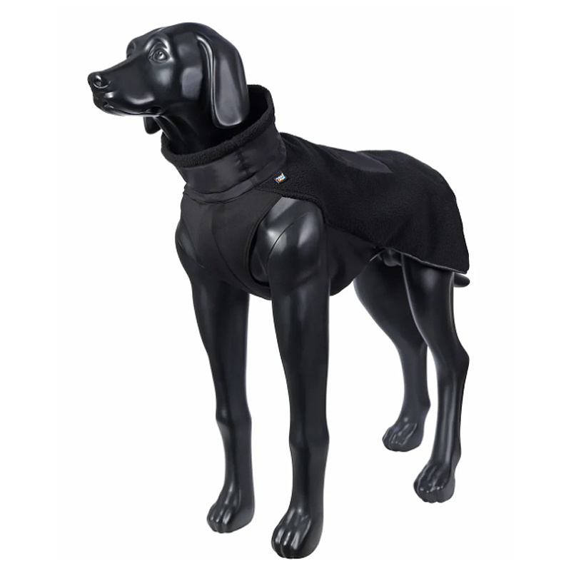 Rukka Pets Lucky Fleece Pullover in schwarz für Hunde 35cm