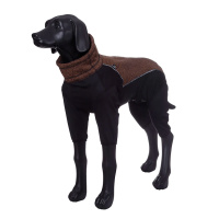 Rukka Pets Subrima Knit Fleece-Overall Pullover mit Beinen Braun-schwarz 55