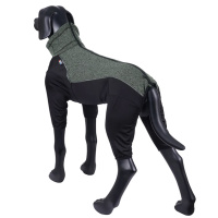 Rukka Pets Subrima Knit Fleece-Overall Pullover mit Beinen Oliv-schwarz 65